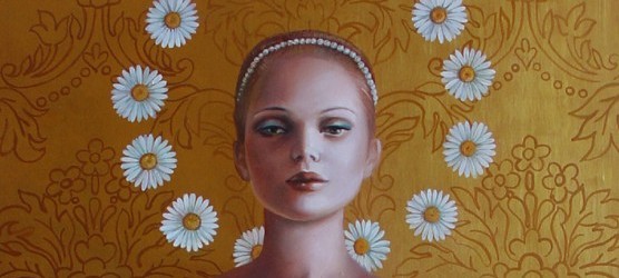 Loredana Catania Sibylla.Olio su tela, cm 37,5x50.2013.