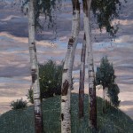 Teodoro Wolf Ferrari, Betulle, 1913 olio su tela, 65,5 X 75 cm. Collezione Coin