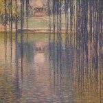 Teodoro Wolf Ferrari, Salici sul lago, 1915 olio su tela, cm 85 X 100. Padova, Courtesy Galleria Nuova Arcadia di L. Franchi