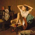 Balthus, Thérèse Dreaming, 1938. Courtesy Metropolitan Museum of Art, New York and Artists Rights Society (ARS), New York - DACS, London
