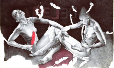 Adele Ceraudo, Leda e il cigno - Collezione Le affinità elettive, 2011-2013, Credits Adele Ceraudo - Ufficio Stampa IBC Irma Bianchi Communication