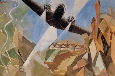 Barbara (Olga Biglieri) , L'aeroporto abbranca l'aeroplano, 1938