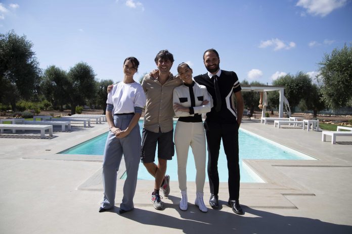 Da sin a dx_Kateryna Korchynska, il regista Adelmo Togliani, Giorgia Surina e Giorgio Consoli